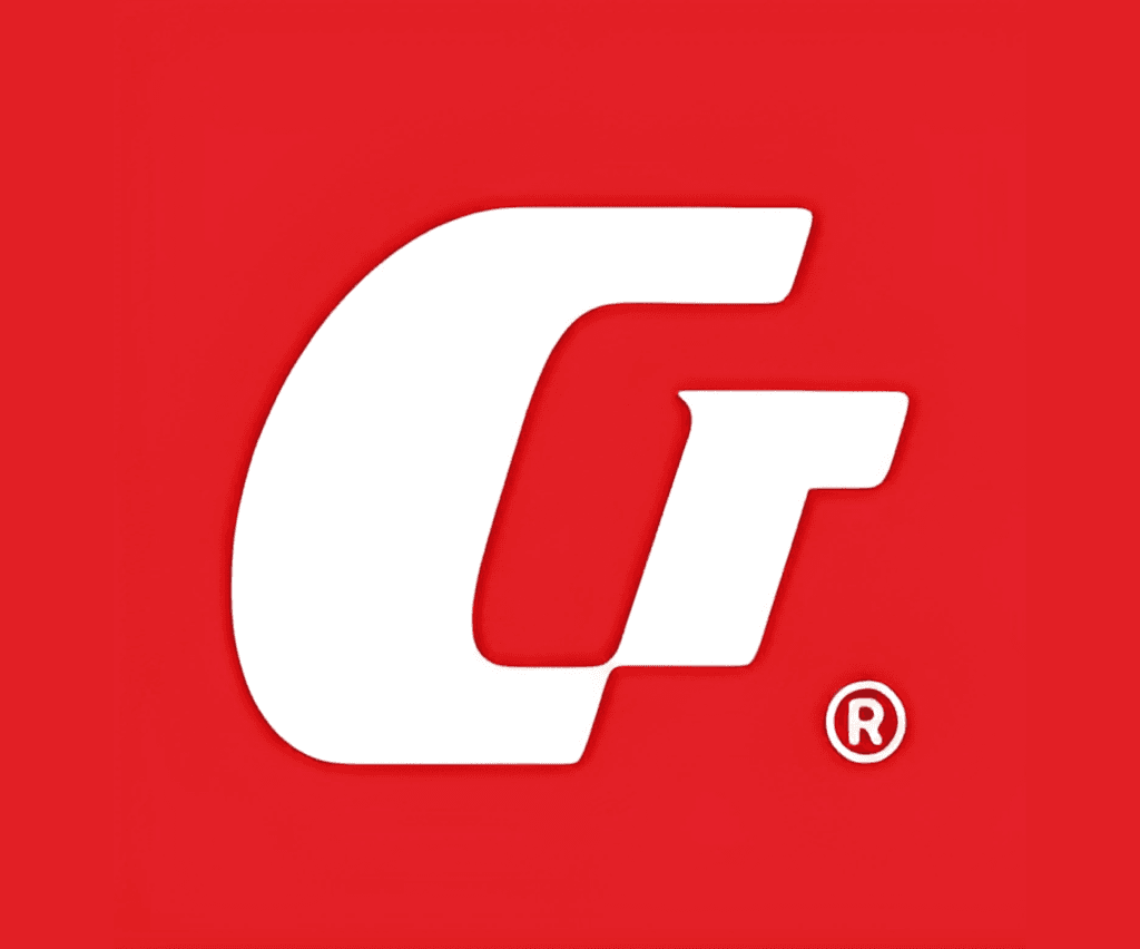 the Gturbo logo in the centre which looks like hte letter G